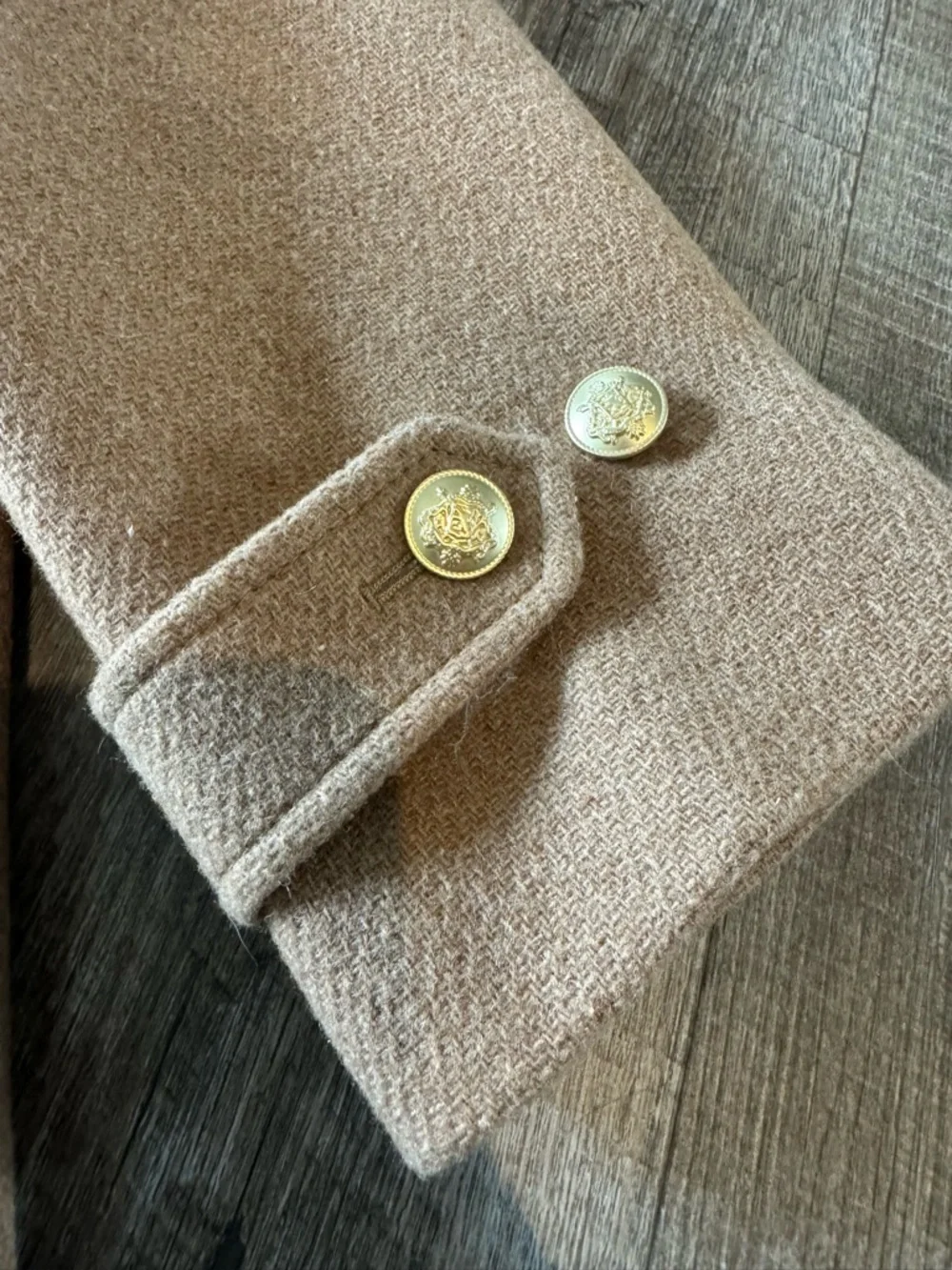 J. Crew Camel Toscana Stadium Coat Italian Wool Blend - Picture 7 of 10